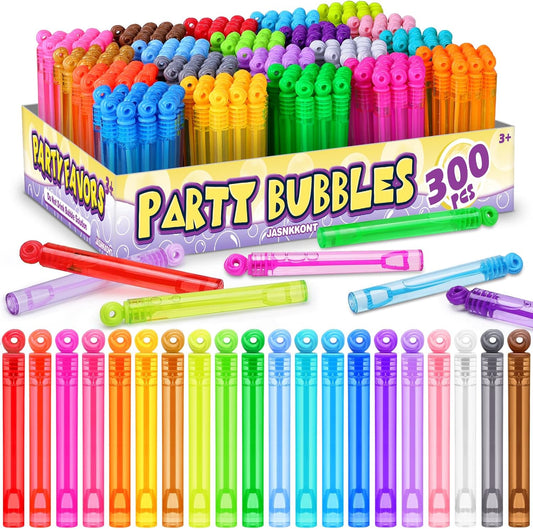 Mini Bubble Wands Assortment for Kids Birthday Party Favors