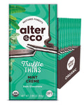 Alter Eco Mint Creme Truffle Thins - Cool Peppermint Ganache Treats