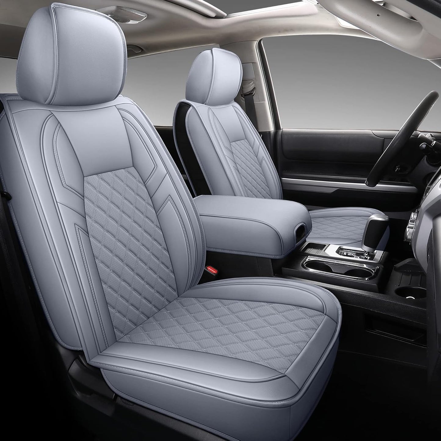Coverado Toyota Tundra Seat Covers - Premium Leather Full Set