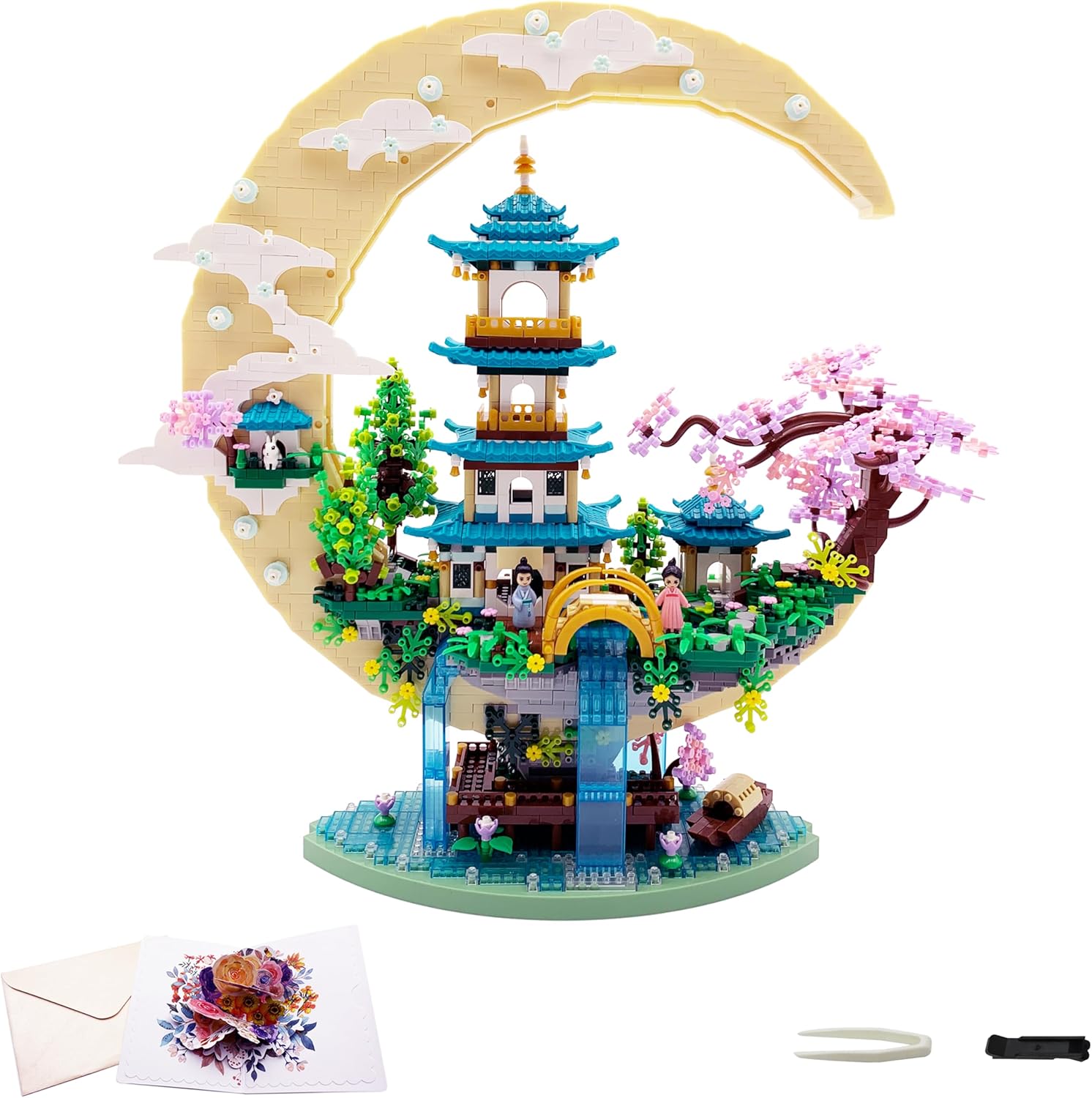 4288 PCS Cherry Blossom Tree Building Set for Creative Minds