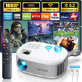 15000 Lumens Outdoor Movie Projector - Native 1080P HD Portable