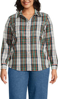 Lands' End Women's Pinwale Cord Long Sleeve Shirt (Style 952R)