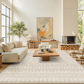 8x10 Area Rug for Living Room with Moroccan Design and Comfort