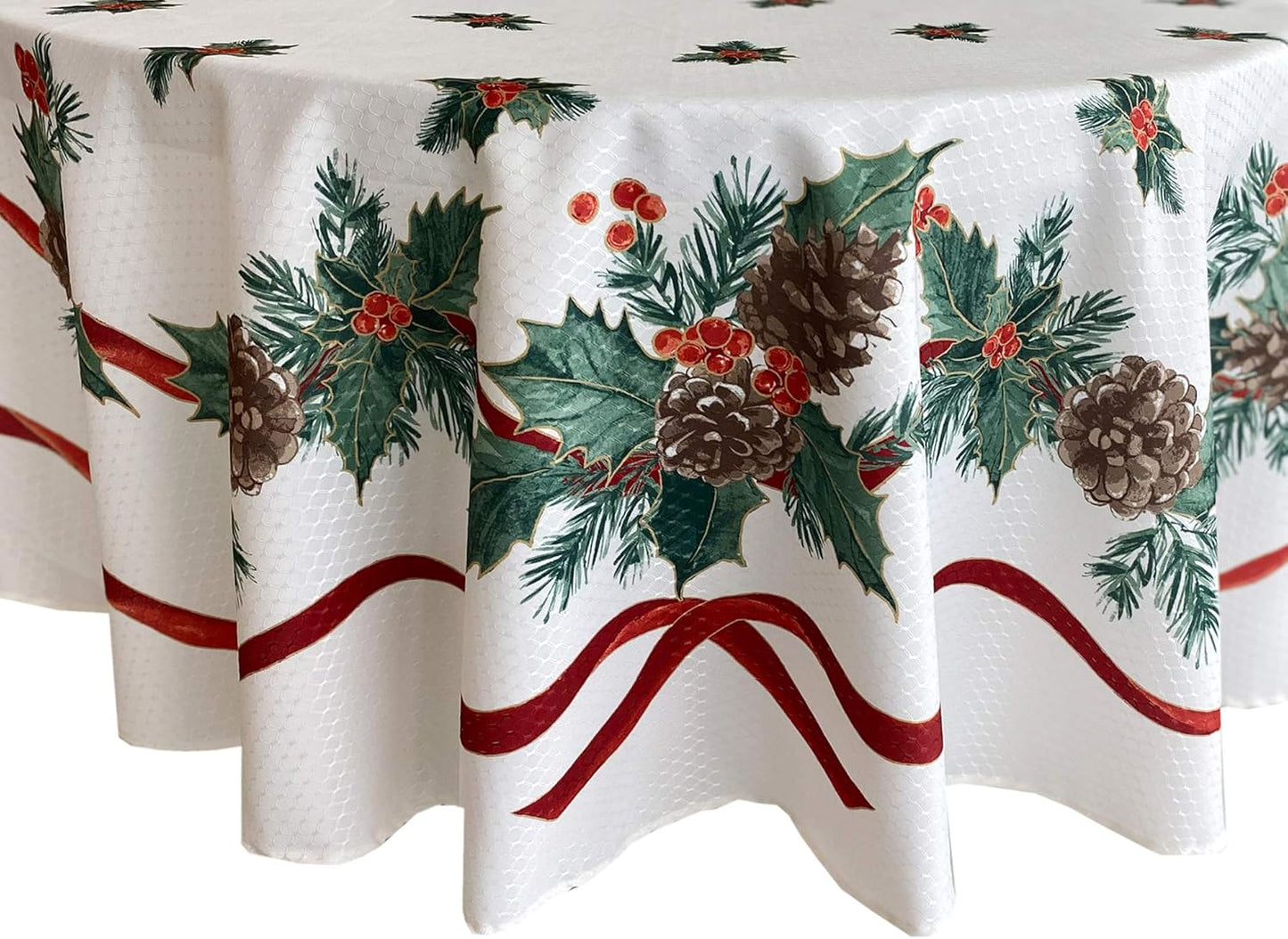 Lintex Evergreen Garland Christmas Tablecloth for Festive Dining