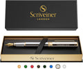 Scriveiner Personalized Silver Chrome Pen - Luxury Engraved Fountain