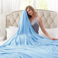Cooling Blanket 100% Bamboo-Derived Rayon 90x108 in - Ultra-Cool