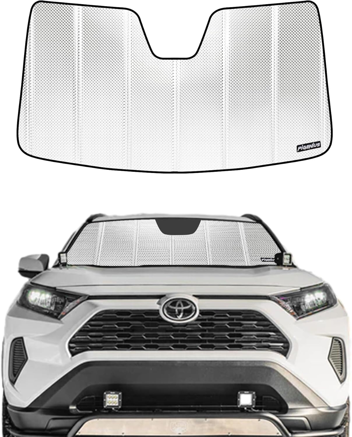 Windshield Sun Shade for Toyota RAV4 2019-2025 - BLAZBLOCK