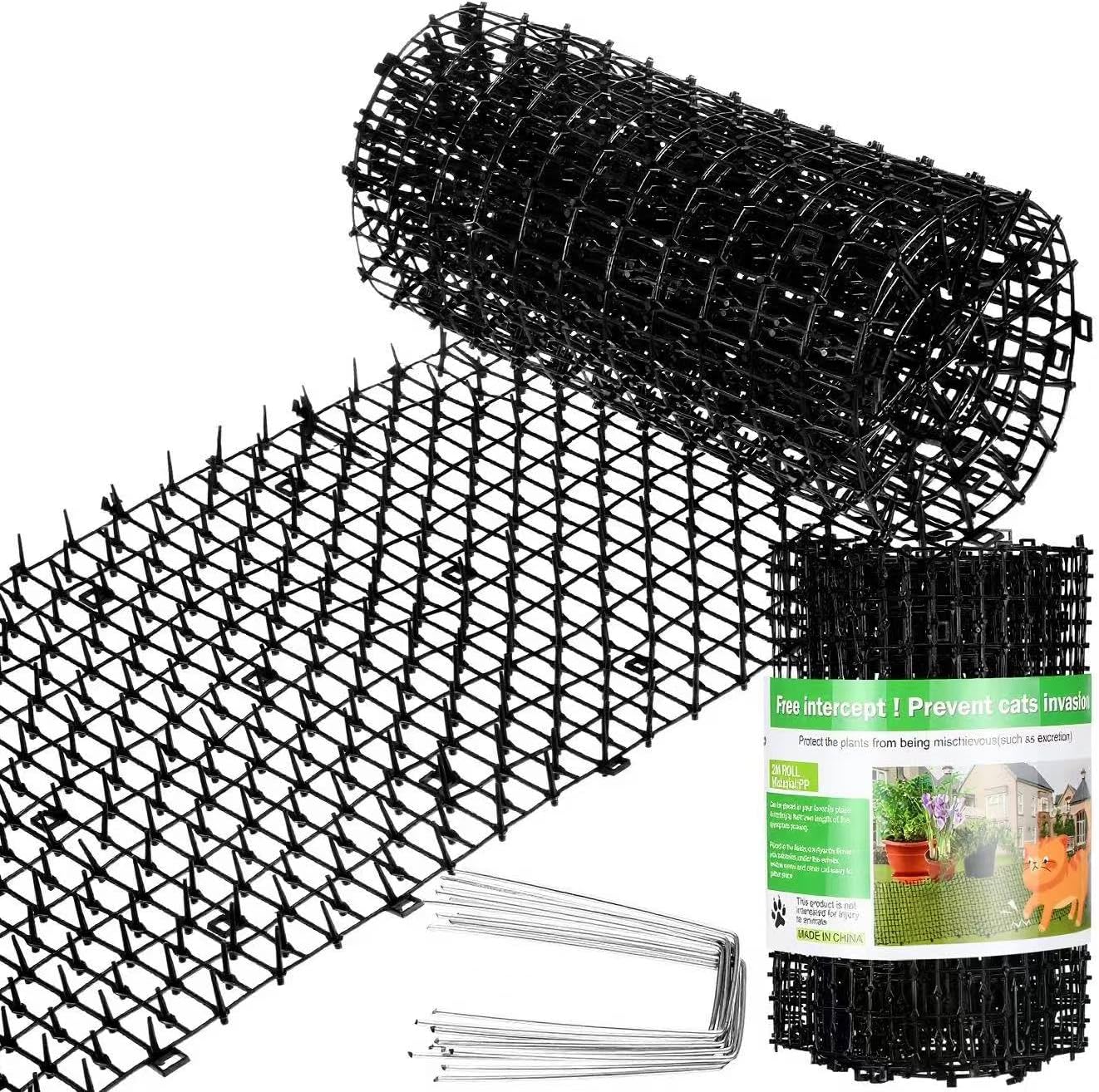 Sanwuta Cat Spike Mat 26.3 ft Deterrent for Indoor Outdoor Use
