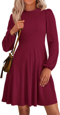 PRETTYGARDEN Women's Long Sleeve Mini Dress Perfect for Autumn Style