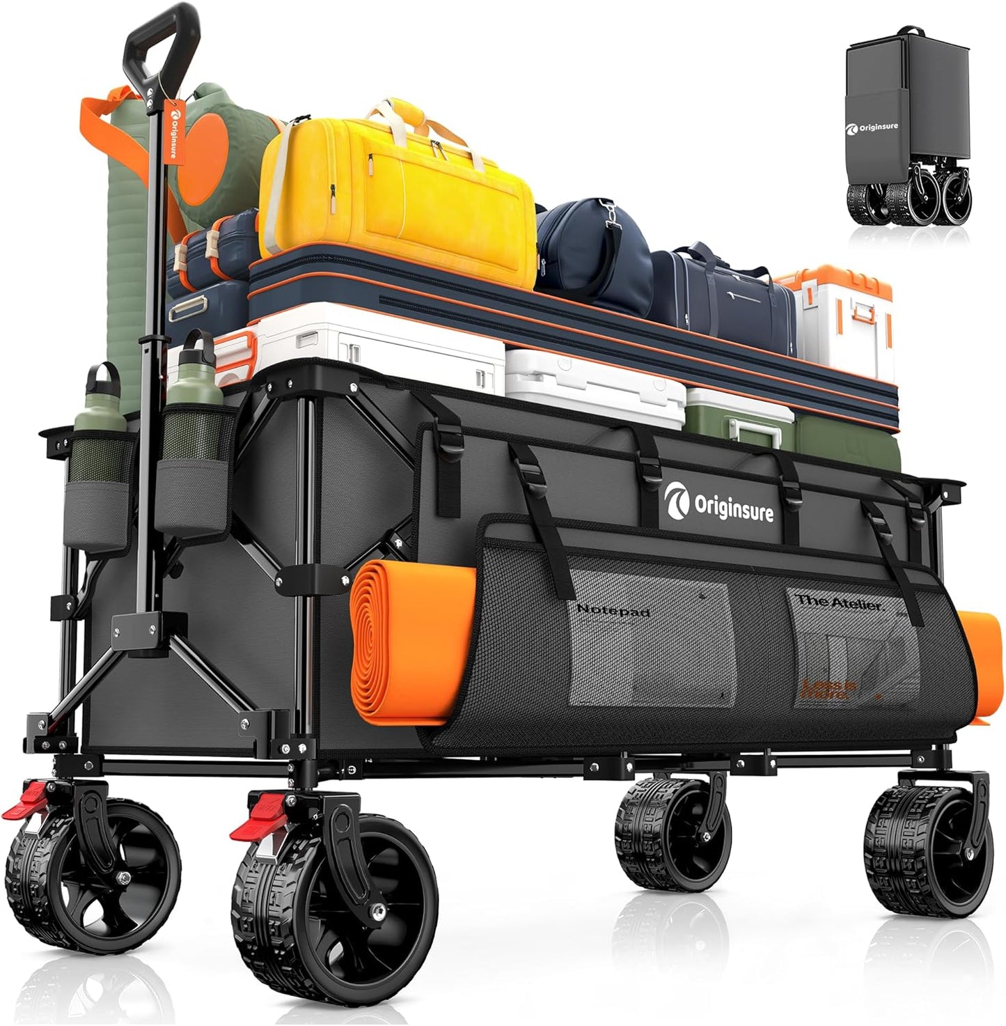 Heavy Duty 48in Collapsible Wagon Cart for All Your Needs