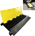 Reliancer 5 Channel Rubber Cable Protector Ramp - Heavy Duty
