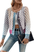 Women's Vibrant Cropped Cardigan for Chic Fall Fashion