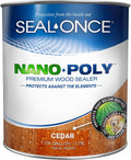 Nano+Poly Penetrating Wood Sealer with Polyurethane - 1 Gallon Cedar