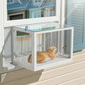 Cat Window Box Universal Perch with Waterproof Roof - Window Catio