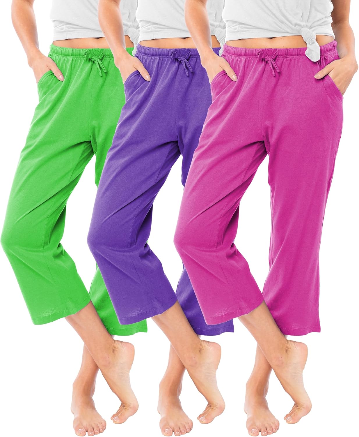 Comfortable Cotton Lounge Pants for Yoga and Sleep - Multi Packs