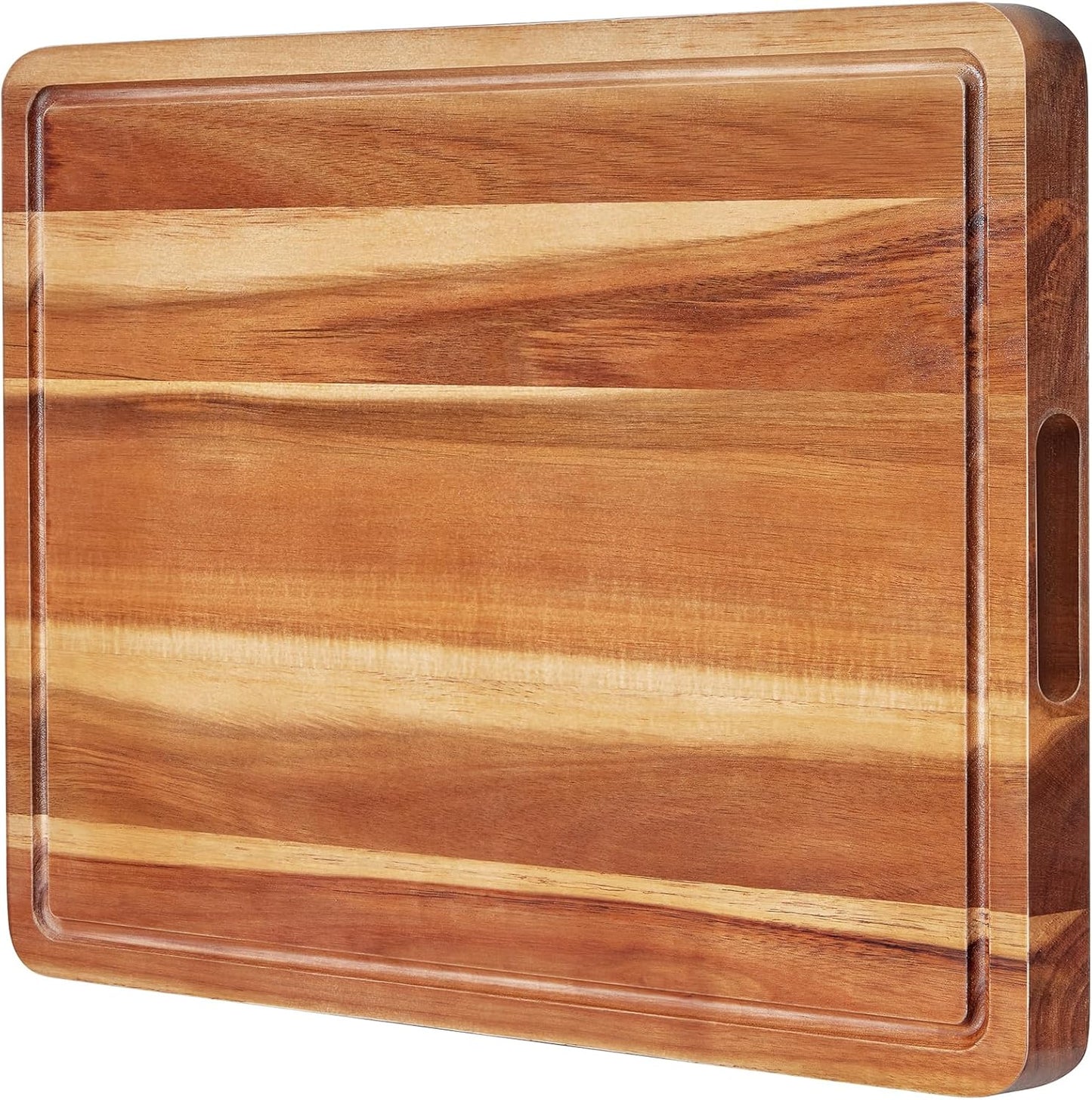 XXL Countertop Cutting Board - 24 x 18 Inch Acacia Wood Board