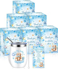 12 oz Insulated Stainless Steel Tumblers Baby Shower Prize Set - 6