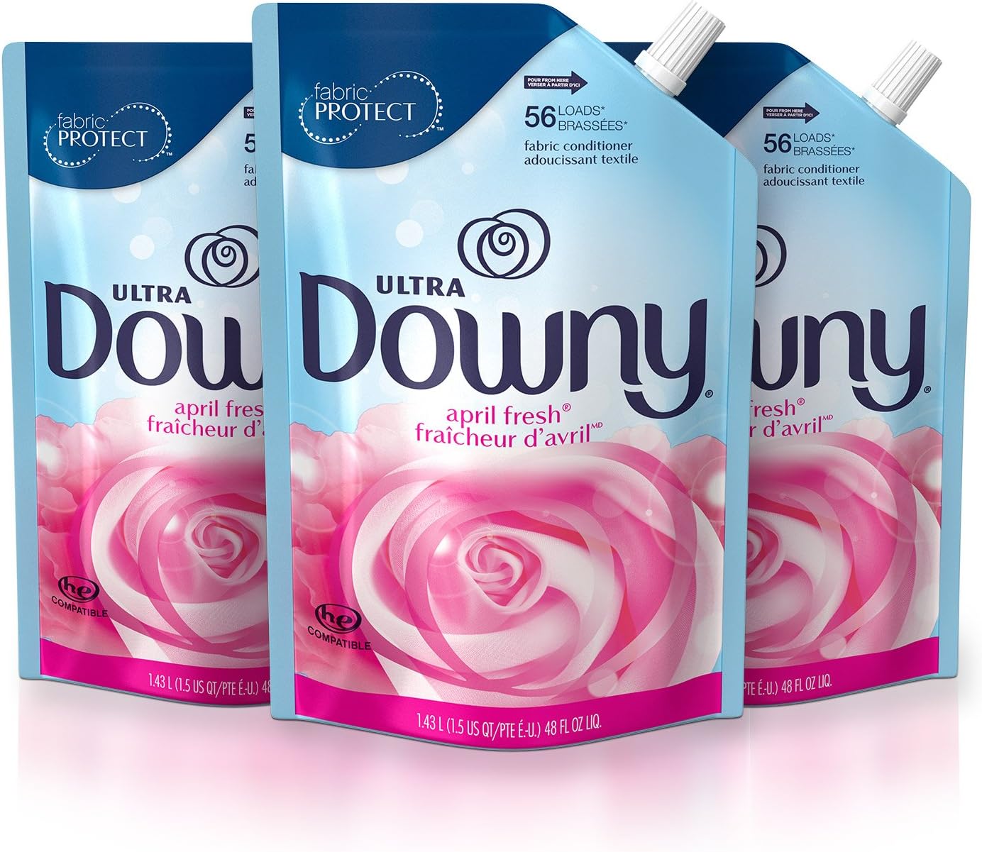 Downy Ultra Laundry Fabric Softener Liquid for Fresh Clothes