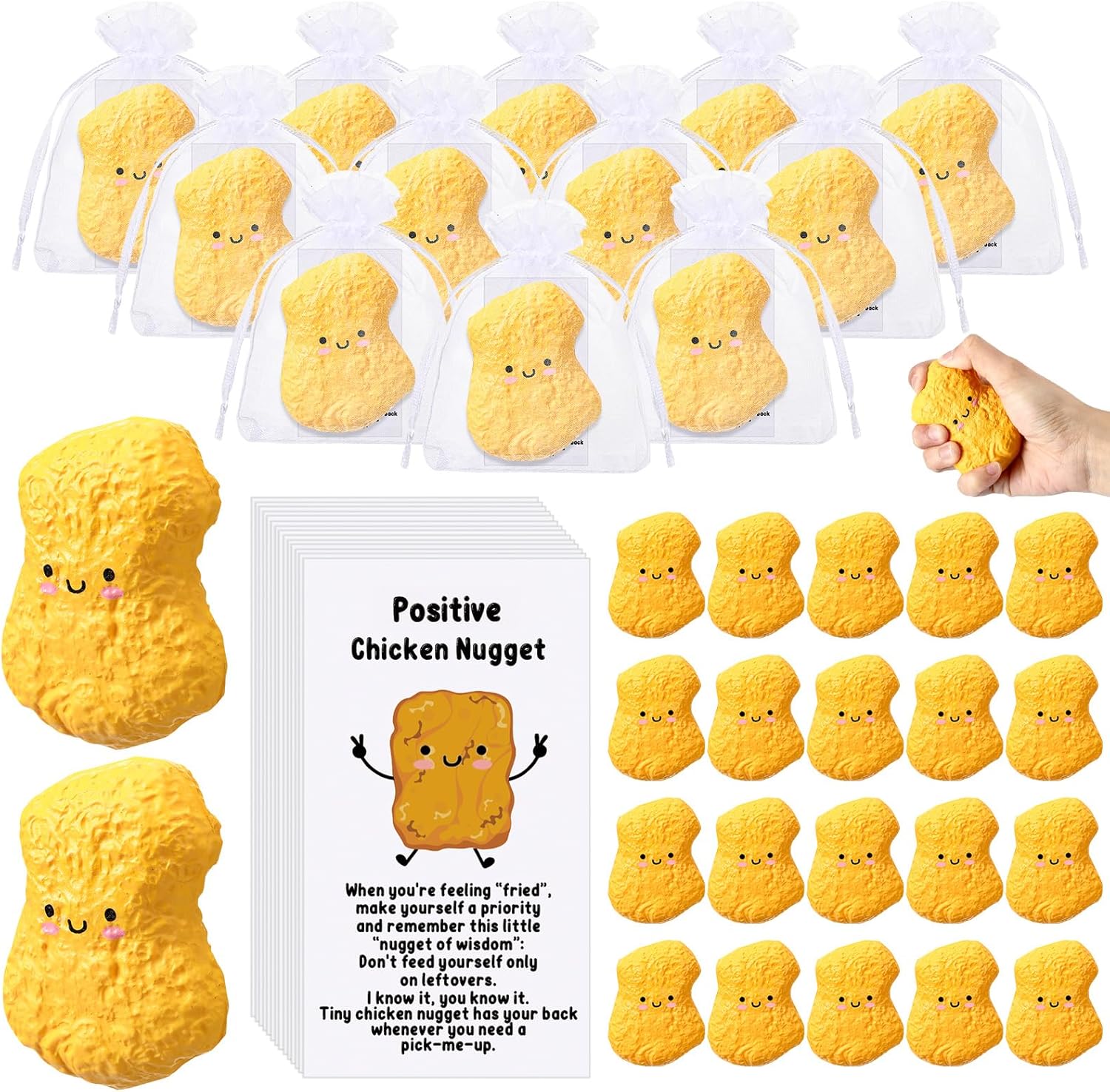 20 Set Funny Chicken Stress Balls for Employee Appreciation Gifts