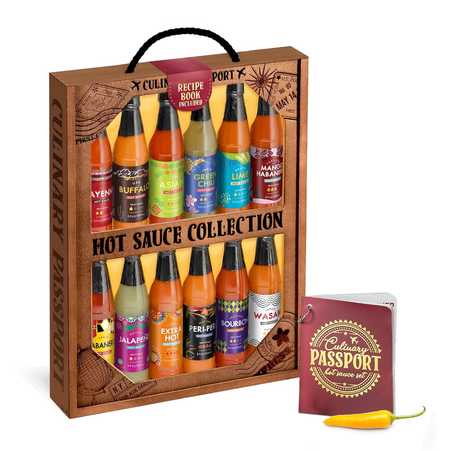 Culinary Passport Hot Sauce Variety Pack - Global Heat Awaits