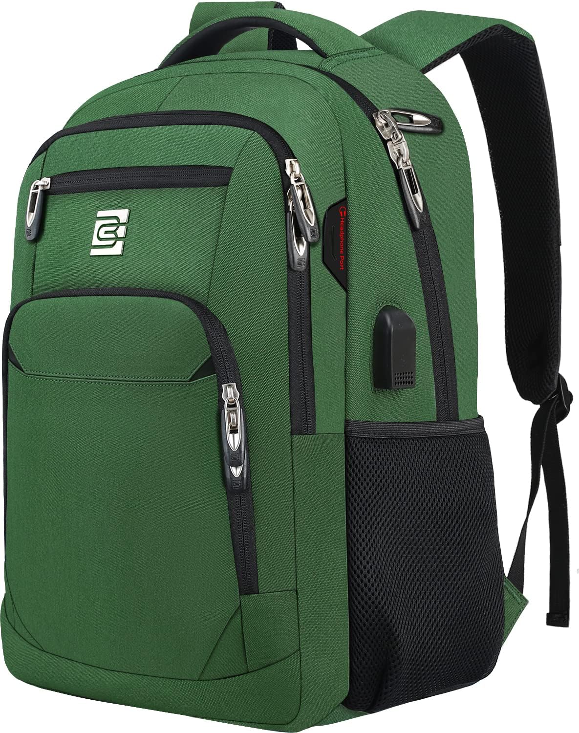 Durable Laptop Backpack with USB Charging Port for Travel