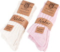 Cozy Alpaca Socks for Men and Women - Set of 4 Pairs