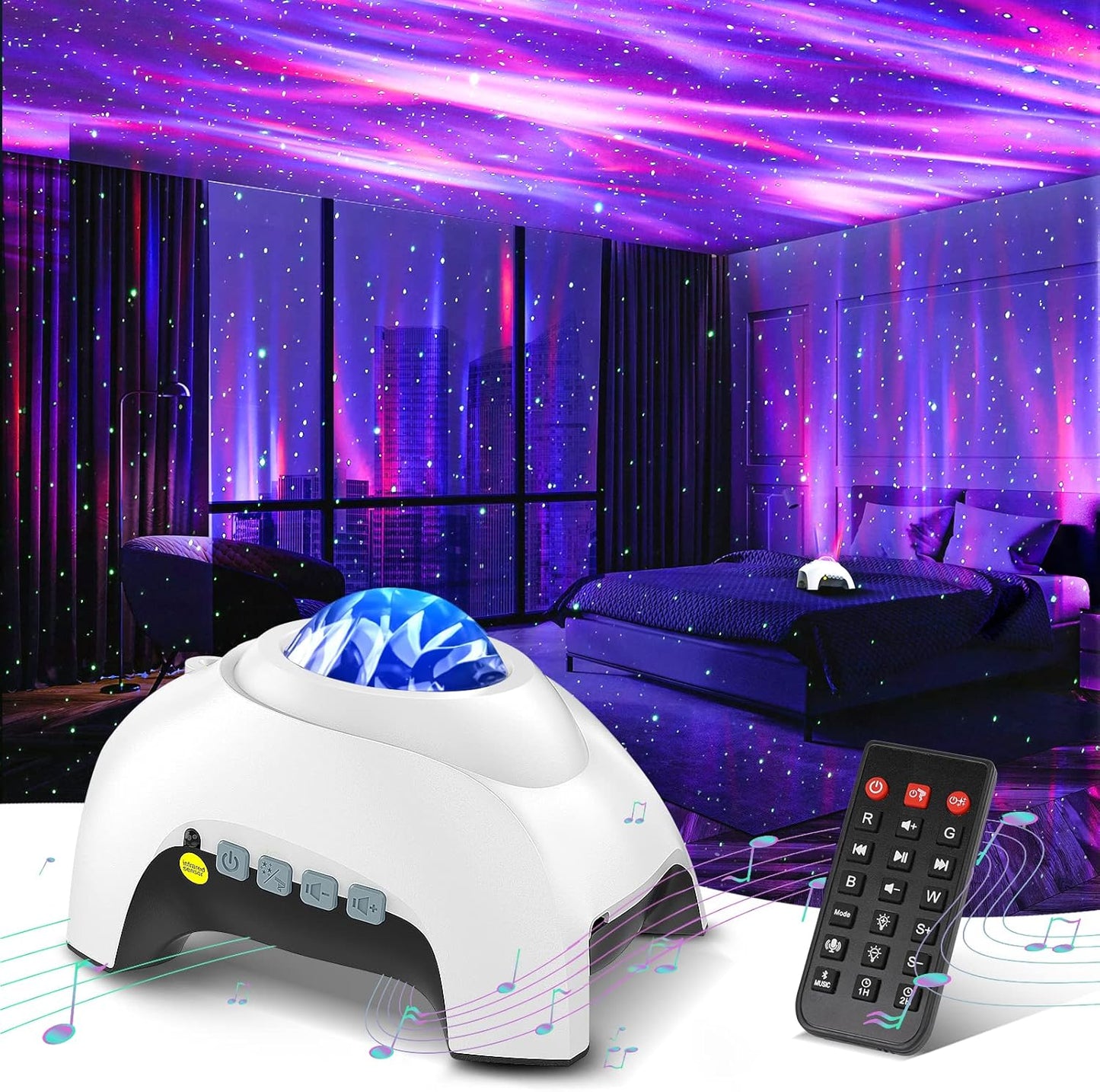 Northern Galaxy Light Projector with 33 Effects for Relaxation