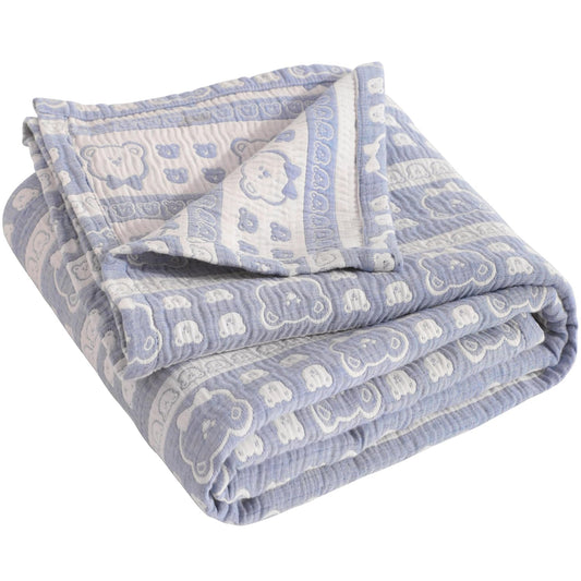 NTBAY 3 Layer Oversized Muslin Cotton Toddler Blanket for All Seasons