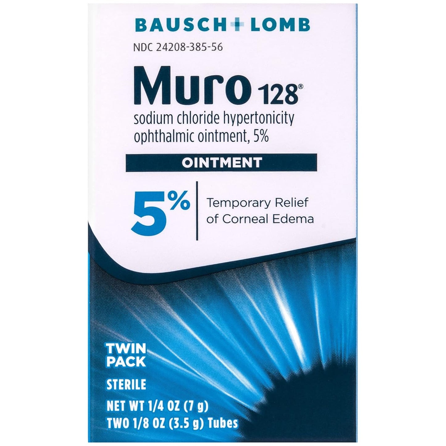 Muro 128 5% Sodium Chloride Ointment for Corneal Edema Relief