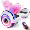 SISIGAD Scooter 6.5ft Flash Wheels & Colorful LED Lights - Safe