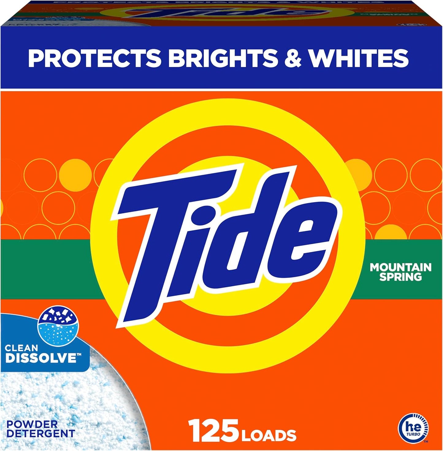 Tide Mountain Spring Laundry Detergent, 143 oz - Freshness Reinvented!