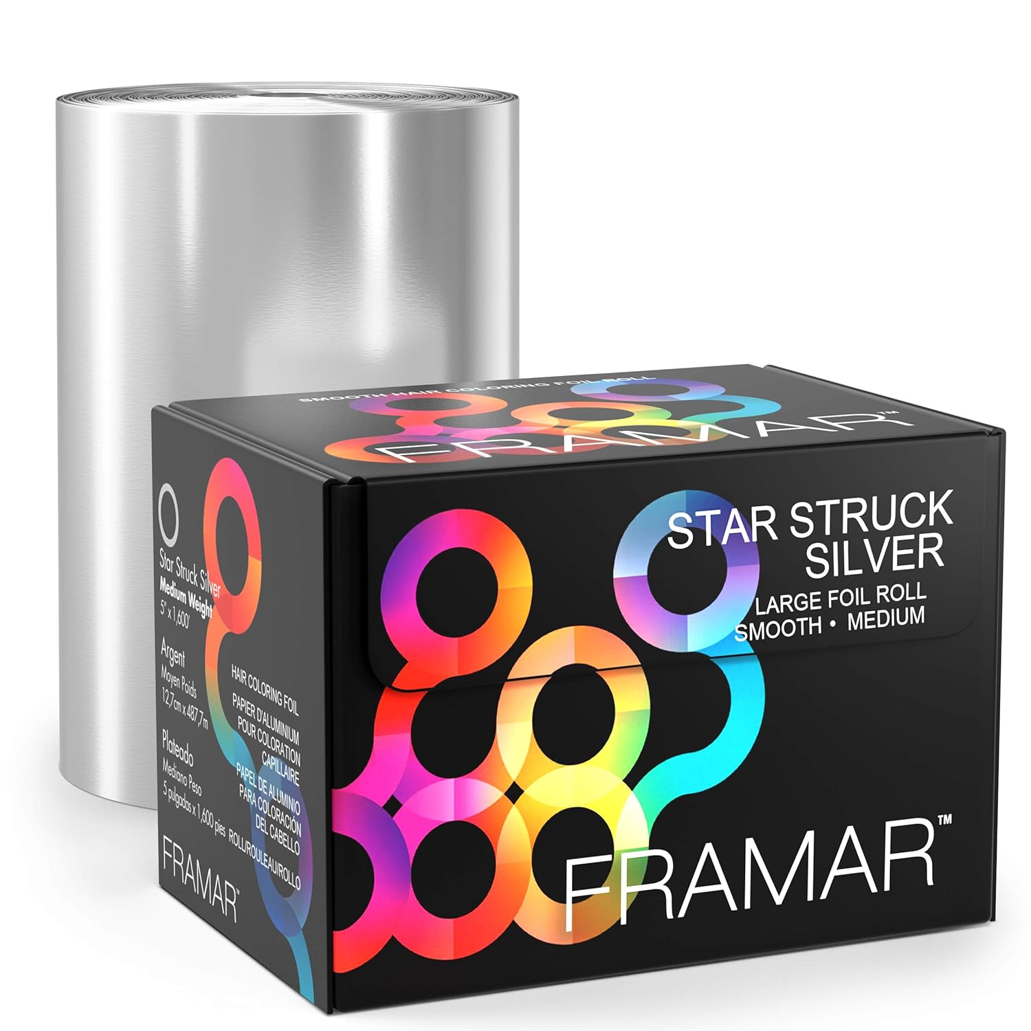 FRAMAR Large Silver Hair Foil for Highlighting Long Hair
