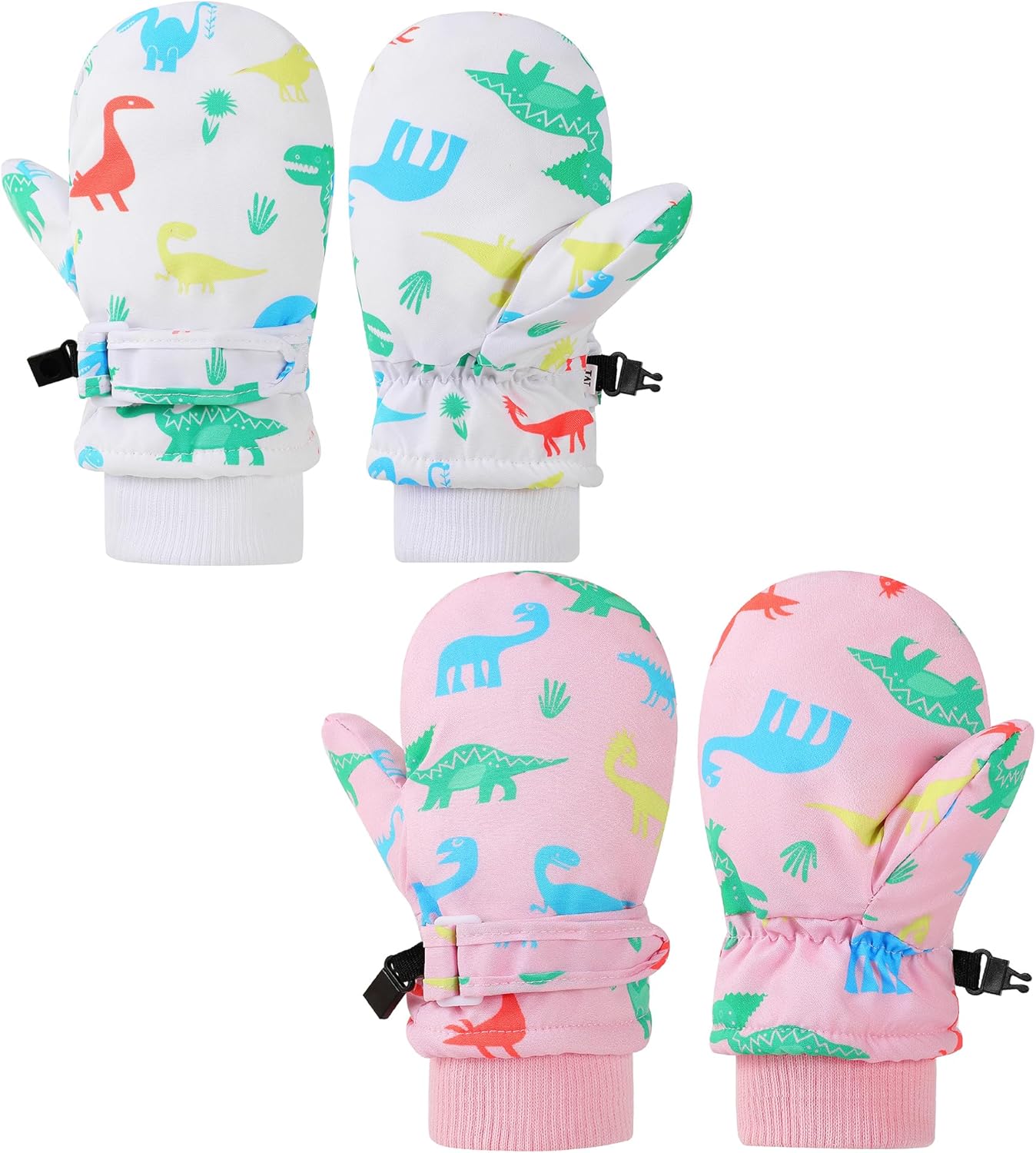 ENBAOHUI Waterproof Fleece-Lined Baby Mittens - Snow Ski Glove for Kids