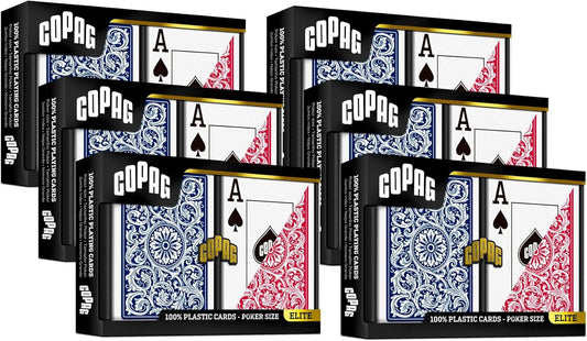 Copag 1546 Design 100% Plastic Playing Cards for Poker Games