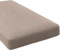 Chaise Cover Large Sand - Super Stretch Jacquard Twill Slipcover