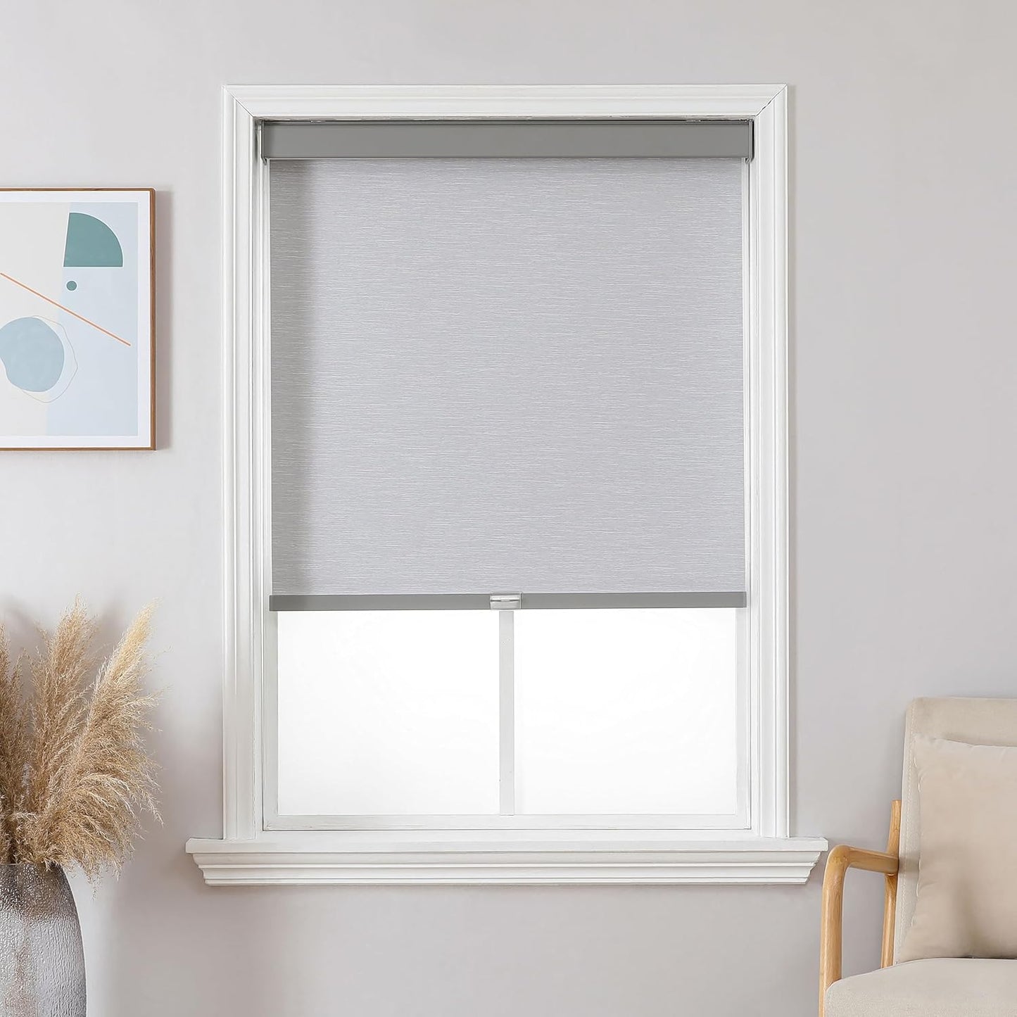 Joydeco 100% Blackout Roller Shades Cordless Blinds for Windows