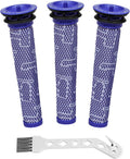BRENSTEN 3 Pack Pre Filters - Compatible With Dyson V6-V8, DC58-62 - Quality Replacement Kit