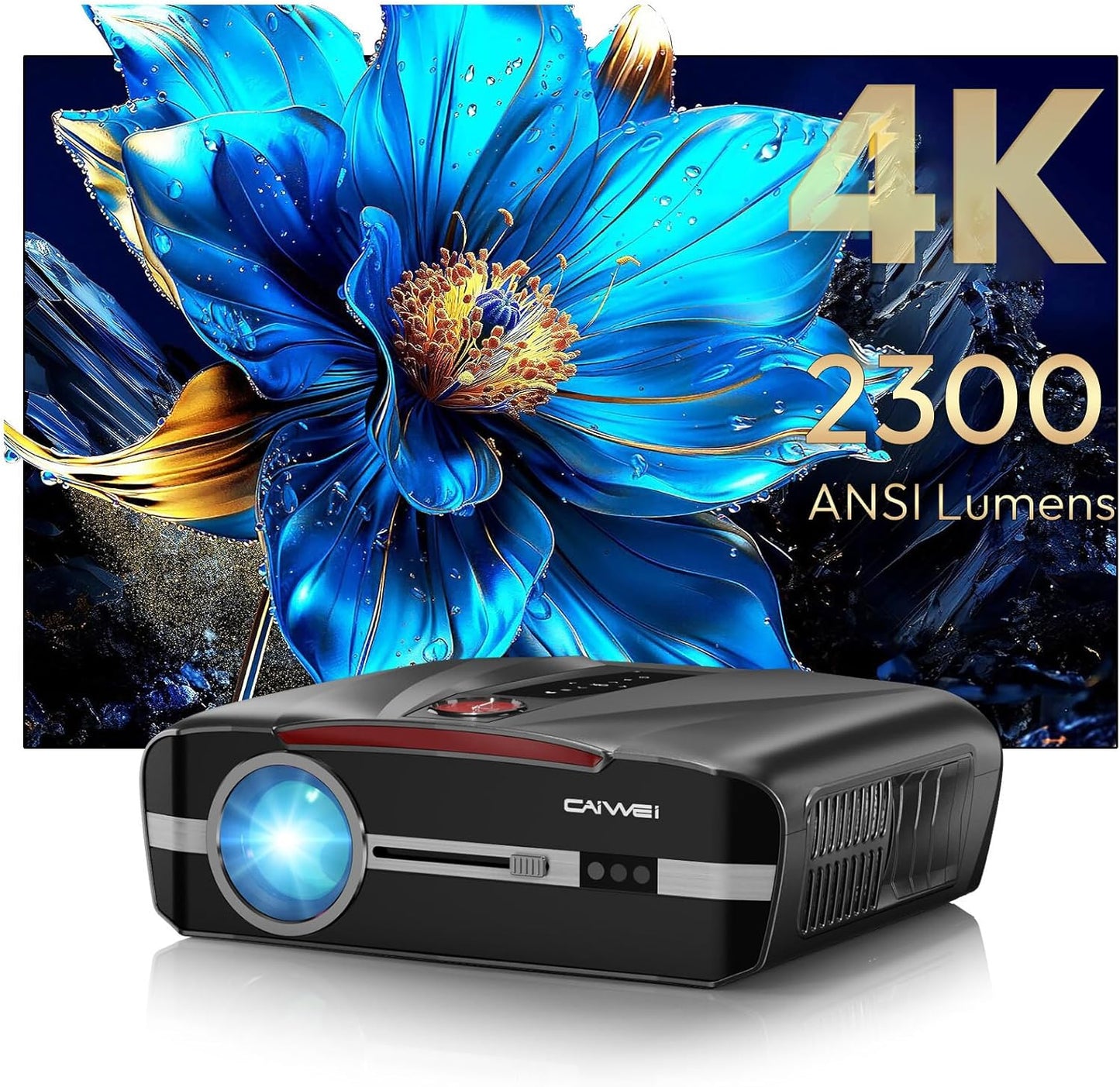 Daylight Projector 2300 ANSI Ultra HD 4K HDR10+ for Home Use
