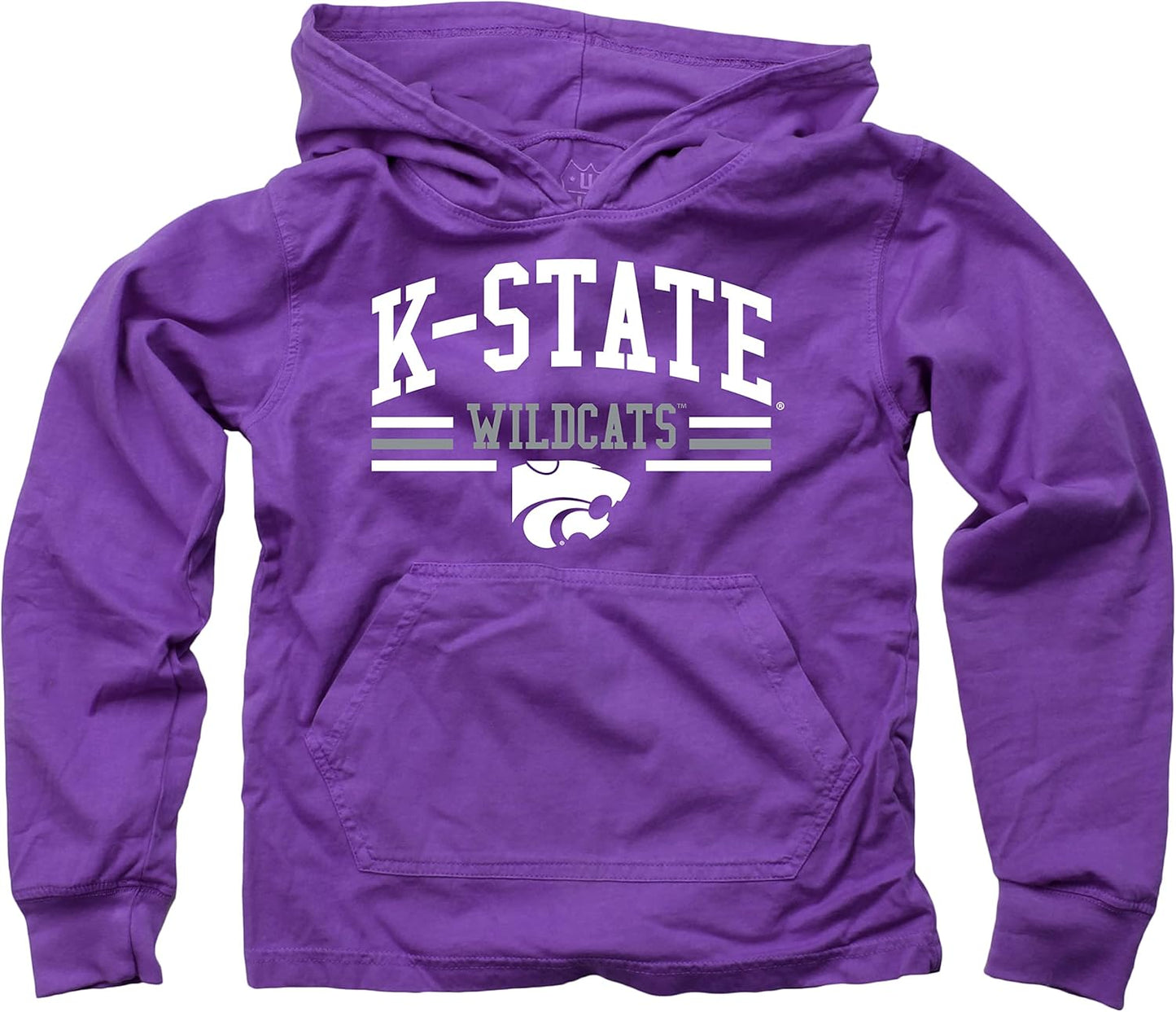 Wes and Willy Youth Boys College Team Long Sleeve Hooded T-Shirt