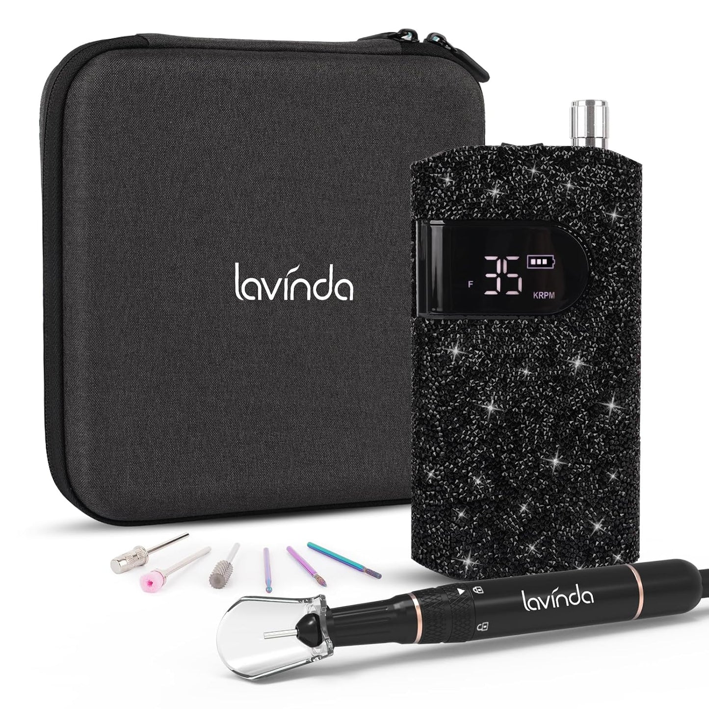 Lavinda Professional Electric Nail Drill Kit for Stunning Nails