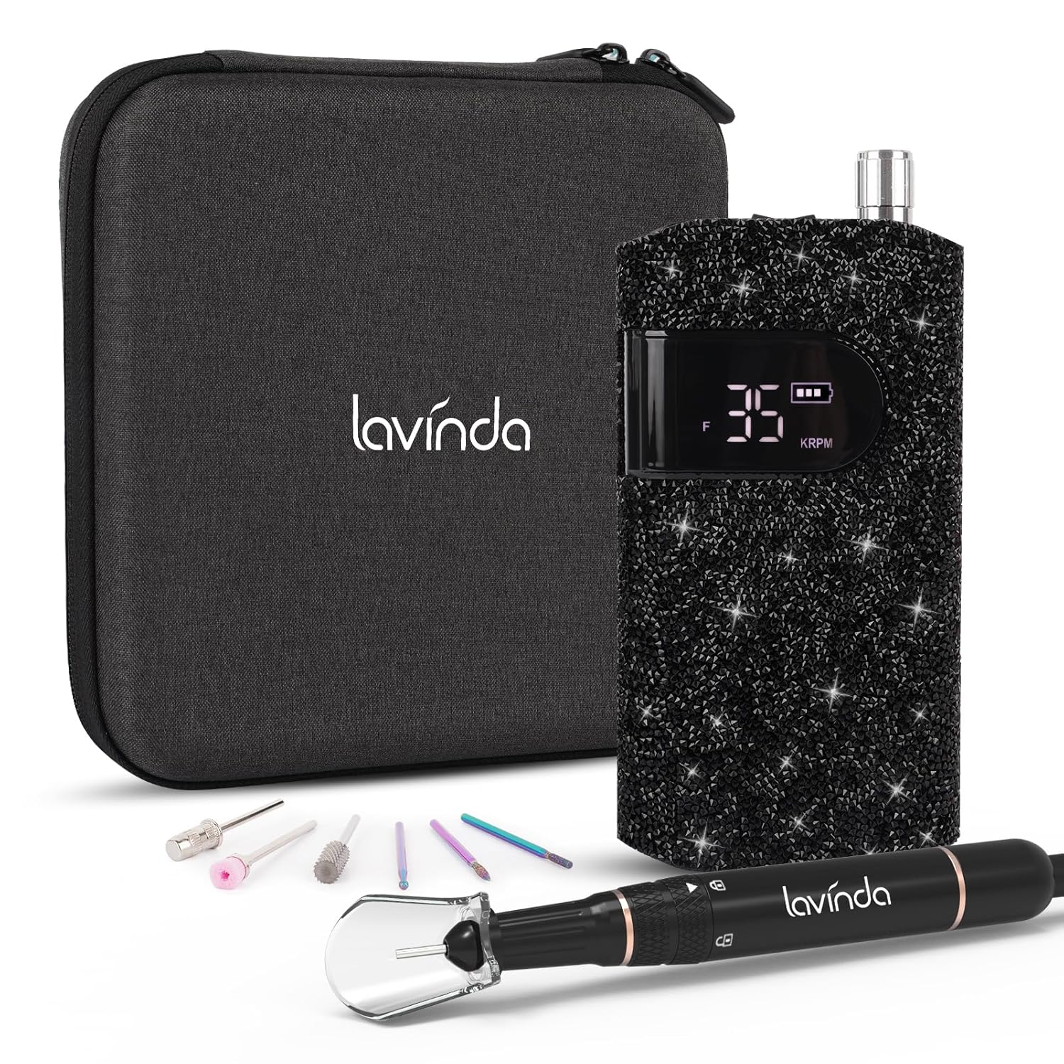 Lavinda Professional Electric Nail Drill Kit for Stunning Nails