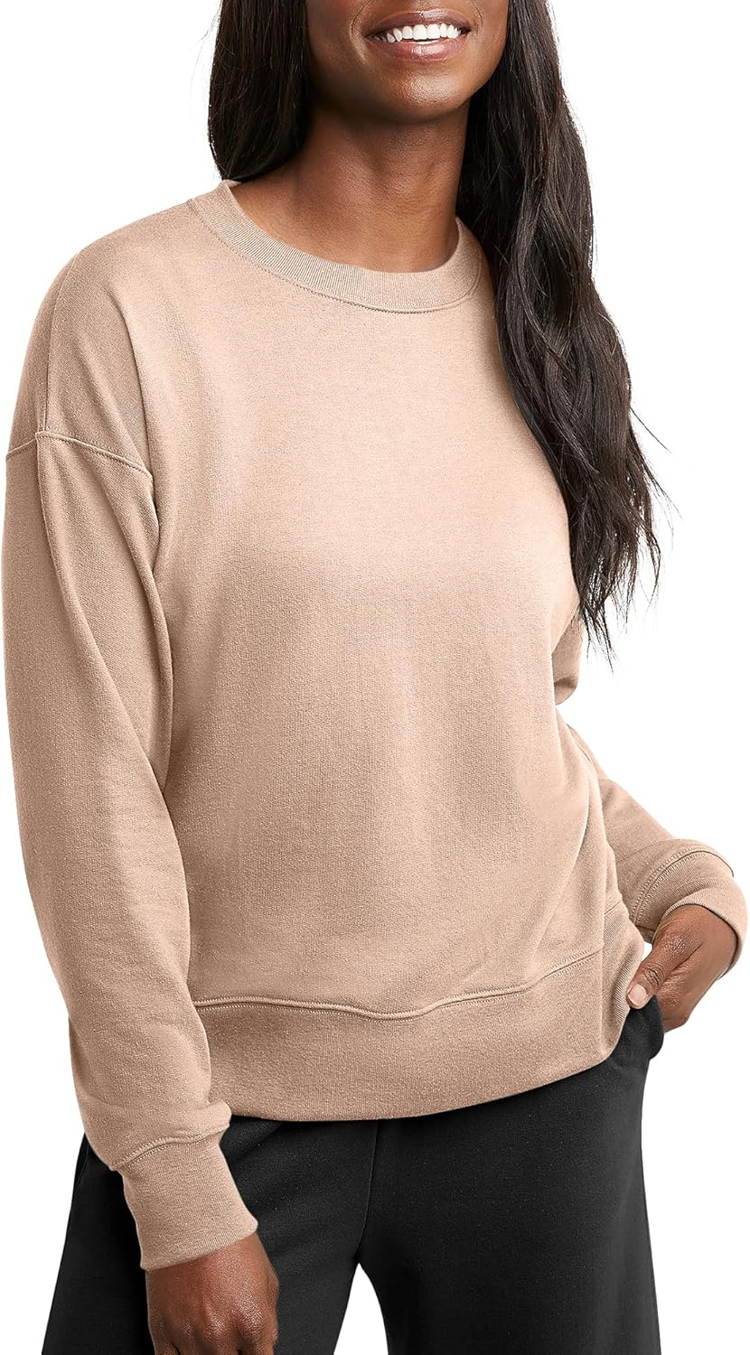 Hanes Women's Lightweight Terry Sweatshirt