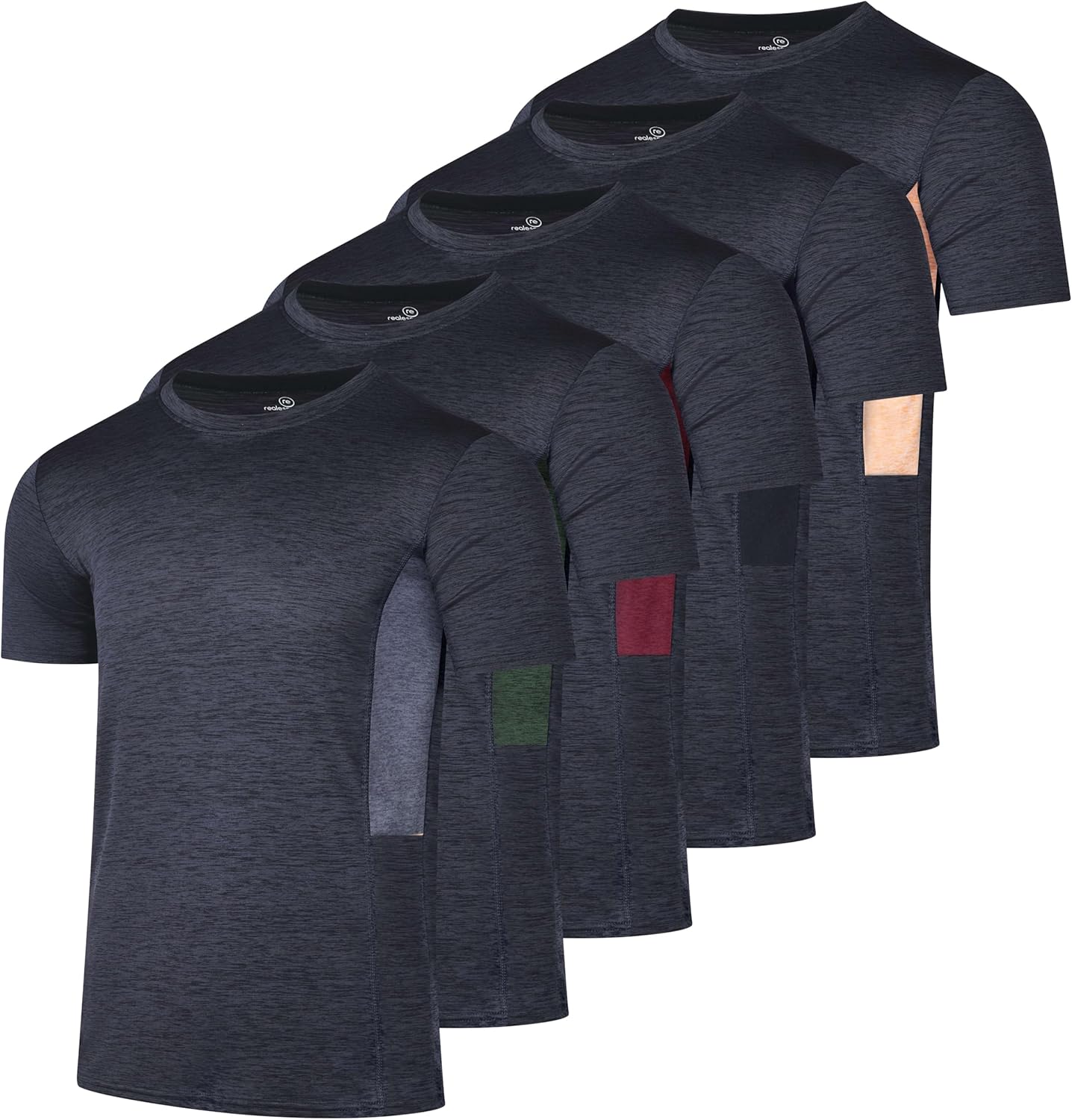 Mens Short Sleeve Dry Fit T-Shirts for Gym and Casual Wear