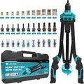 Rivet Nut Tool Kit 16in - Rivnut Hand Tool with Auto Release