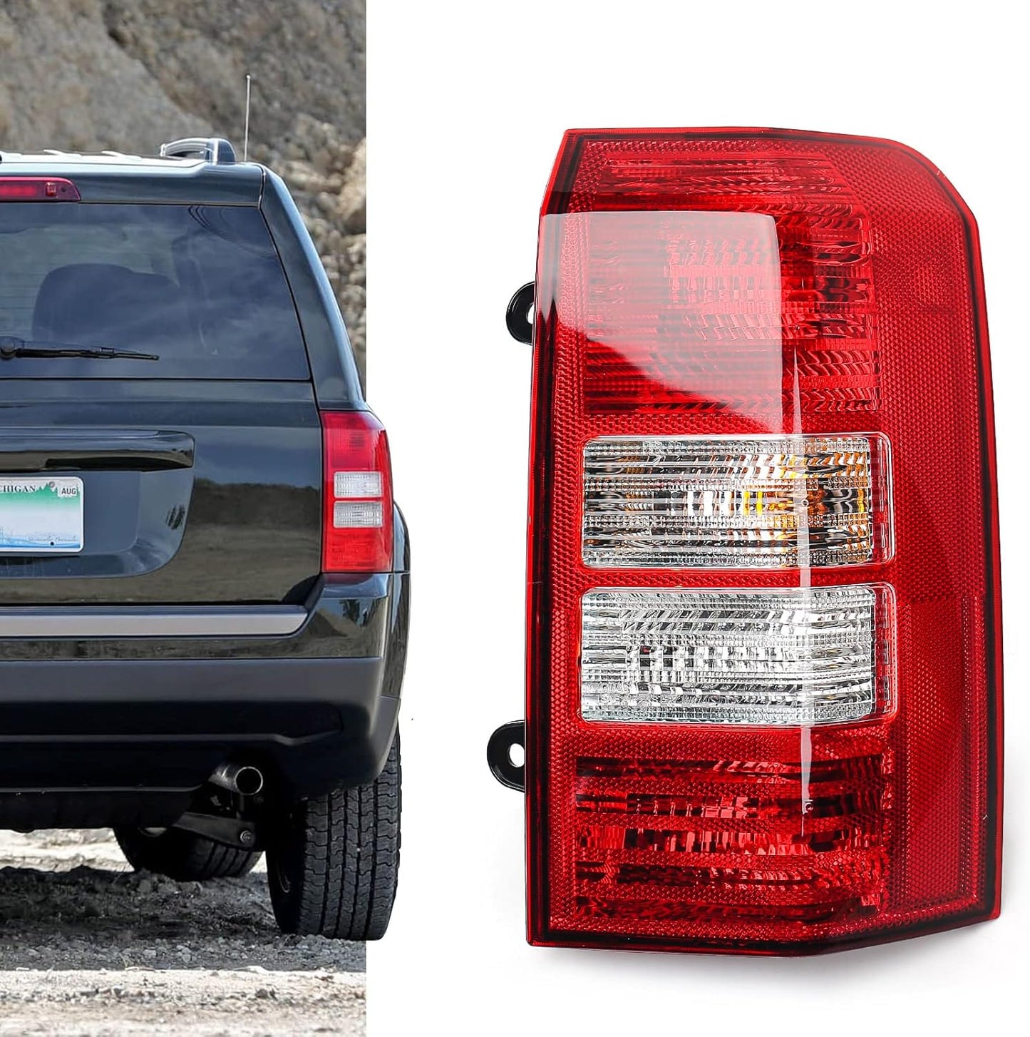 FIONE Jeep Patriot Taillight Assembly 2008-2017 Right Side