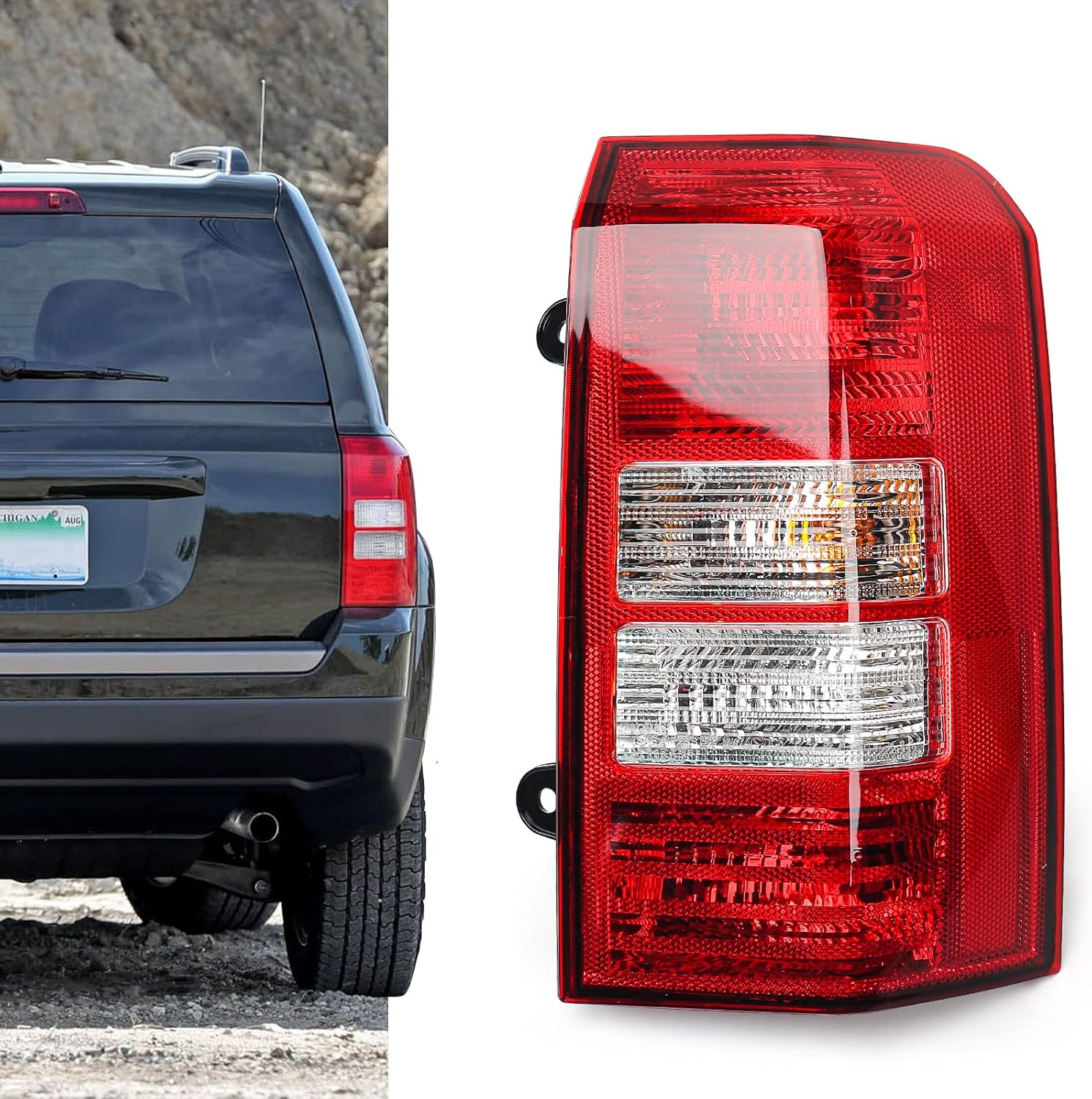 FIONE Jeep Patriot Taillight Assembly 2008-2017 Right Side