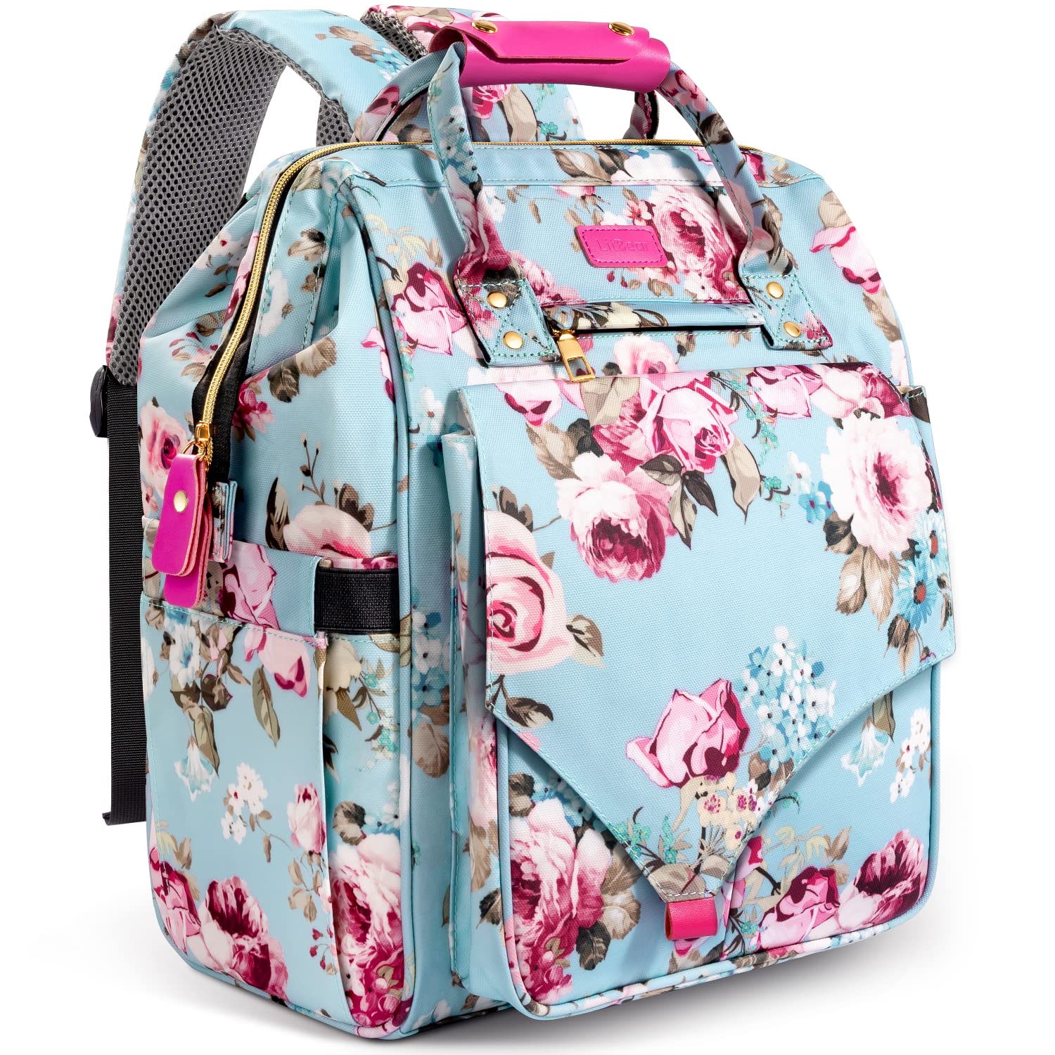 LitBear Diaper Bag Backpack - Large Capacity Waterproof Nappy Bag
