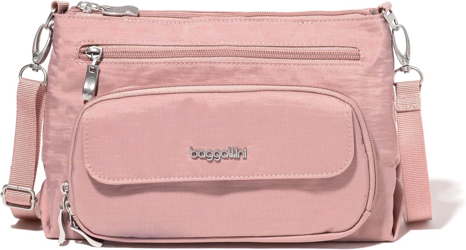 Baggallini Everyday Crossbody Bag with RFID Protection for Women