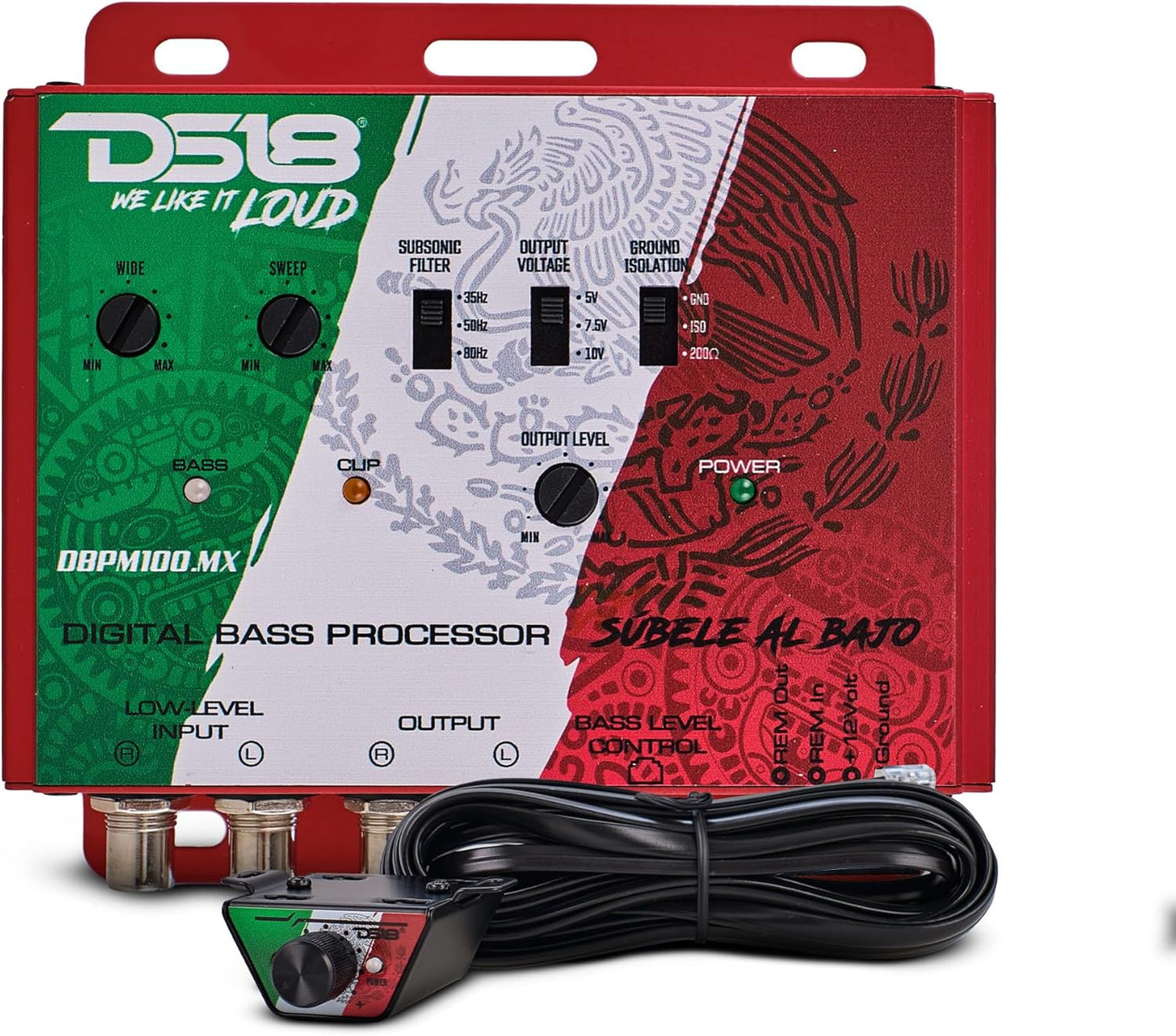 DS18 DBPM100.MX Digital Bass Processor for Superior Sound