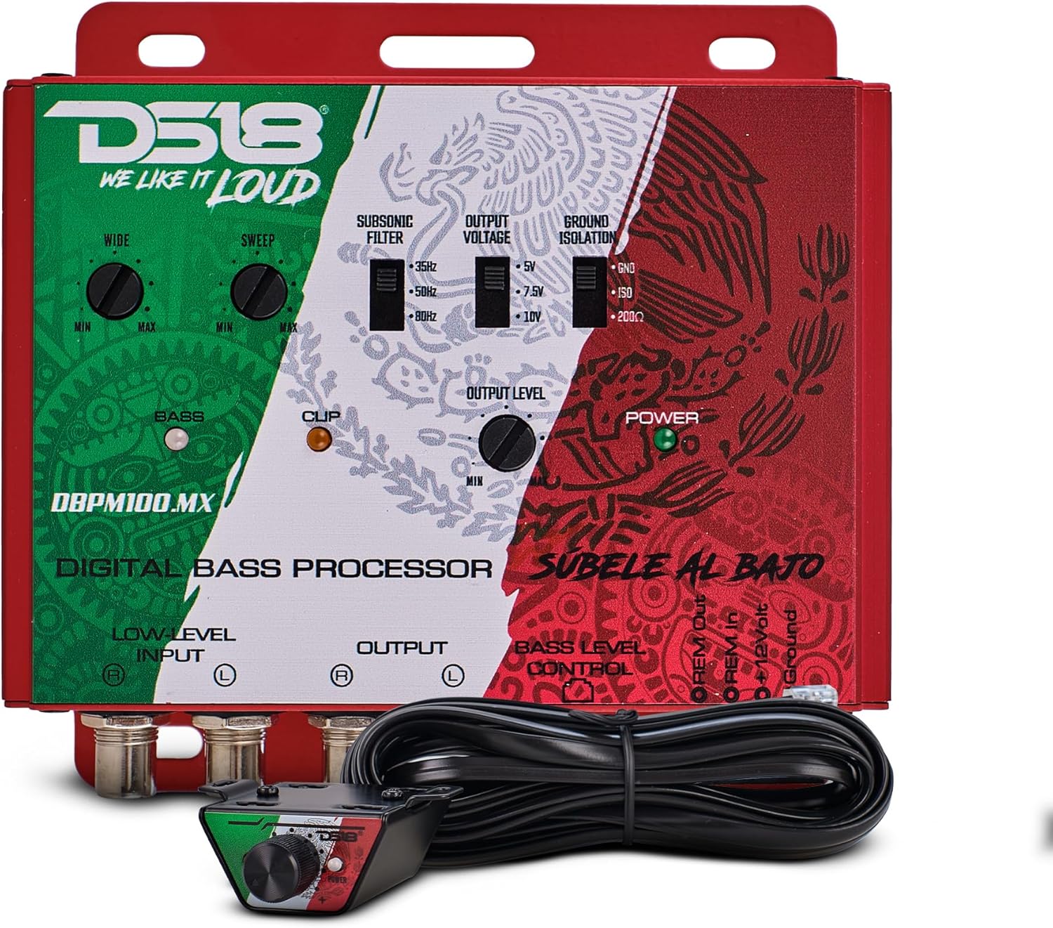 DS18 DBPM100.MX Digital Bass Processor for Superior Sound